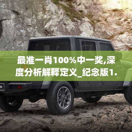 最准一肖100%中一奖,深度分析解释定义_纪念版1.255