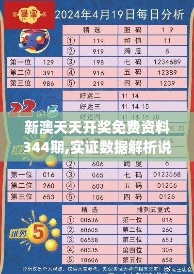 新澳天天开奖免费资料344期,实证数据解析说明_suite1.209