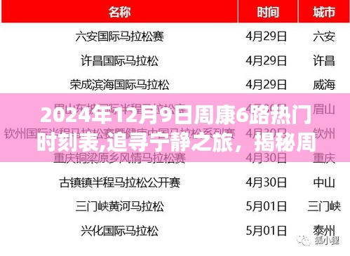 揭秘周康六路美景，追寻宁静之旅的自然探险时刻表（2024年12月9日）