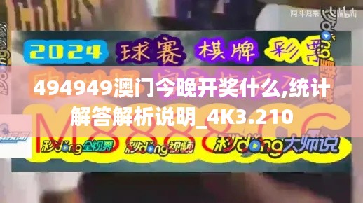 494949澳门今晚开奖什么,统计解答解析说明_4K3.210