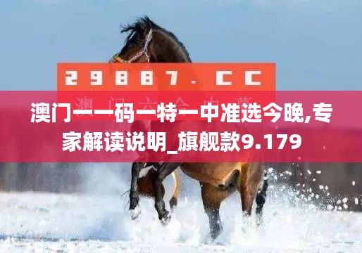 澳门一一码一特一中准选今晚,专家解读说明_旗舰款9.179