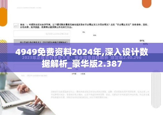 4949免费资料2024年,深入设计数据解析_豪华版2.387