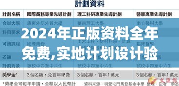 2024年正版资料全年免费,实地计划设计验证_战略版8.865