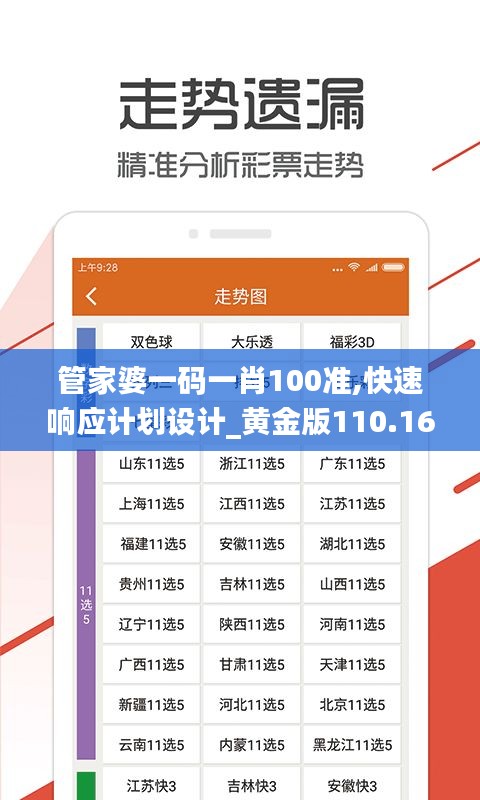 管家婆一码一肖100准,快速响应计划设计_黄金版110.164