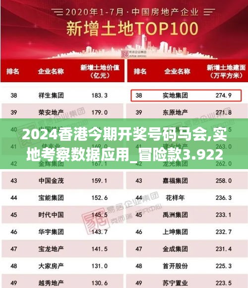 2024香港今期开奖号码马会,实地考察数据应用_冒险款3.922