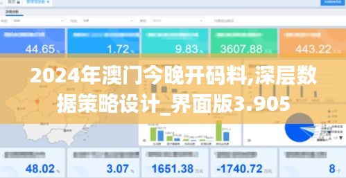 2024年澳门今晚开码料,深层数据策略设计_界面版3.905