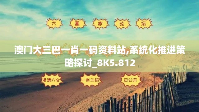 澳门大三巴一肖一码资料站,系统化推进策略探讨_8K5.812