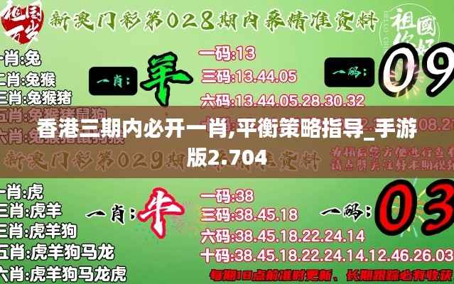香港三期内必开一肖,平衡策略指导_手游版2.704