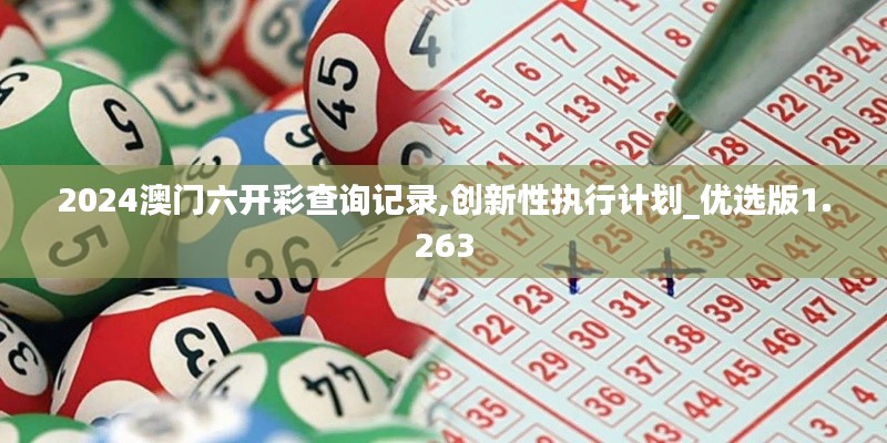 2024澳门六开彩查询记录,创新性执行计划_优选版1.263
