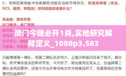 澳门今晚必开1肖,实地研究解释定义_1080p3.583