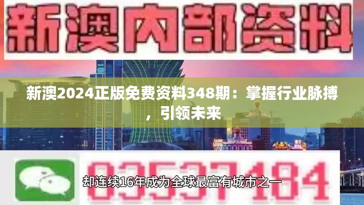 新澳2024正版免费资料348期：掌握行业脉搏，引领未来
