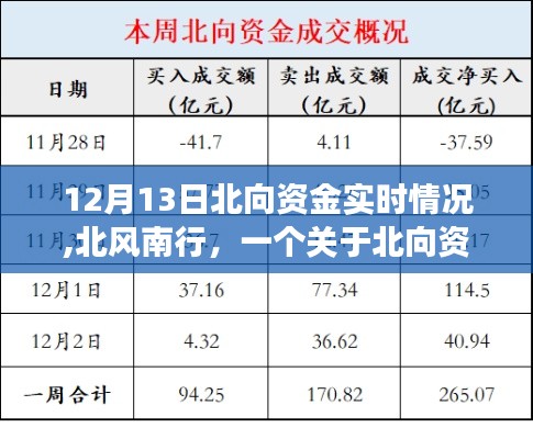 北风南行，北向资金下的友情故事与实时动态，12月13日更新