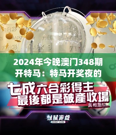 2024年今晚澳门348期开特马：特马开奖夜的澳门夜生活全景展现