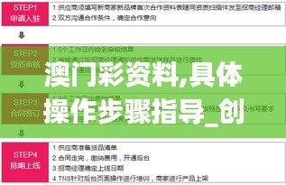澳门彩资料,具体操作步骤指导_创意版11.790