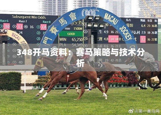 348开马资料：赛马策略与技术分析
