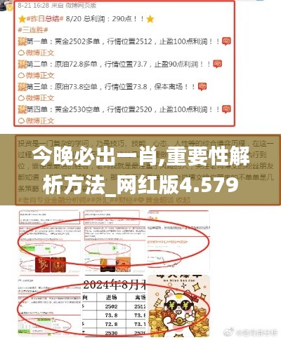 今晚必出一肖,重要性解析方法_网红版4.579