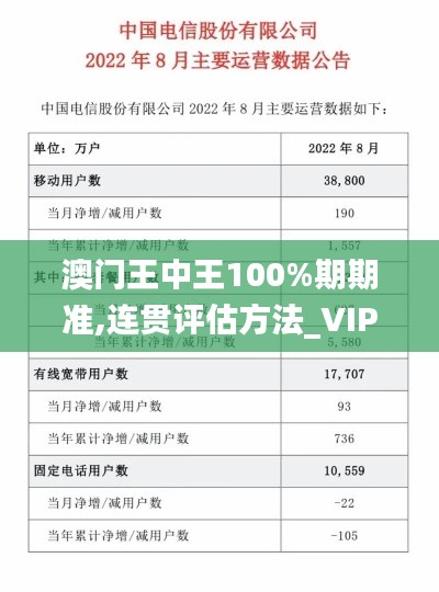 澳门王中王100%期期准,连贯评估方法_VIP1.436