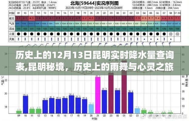 昆明秘境，揭秘历史上的雨舞与心灵之旅——12月13日实时降水量查询表背后的故事