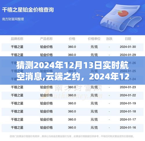 云端之约揭秘，预测2024年12月13日的航空飞行奇遇