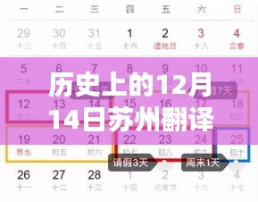 苏州翻译软件实时语音功能深度评测，历史上的12月14日回顾与评测