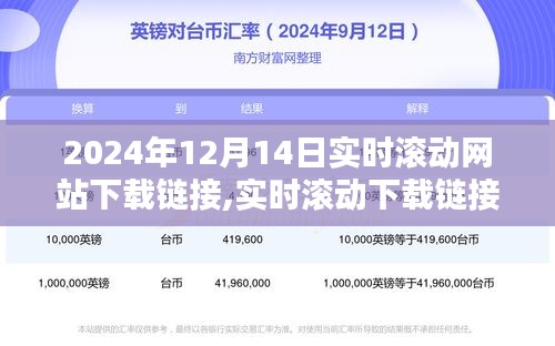 探索未来数据世界，2024年实时滚动网站下载新纪元