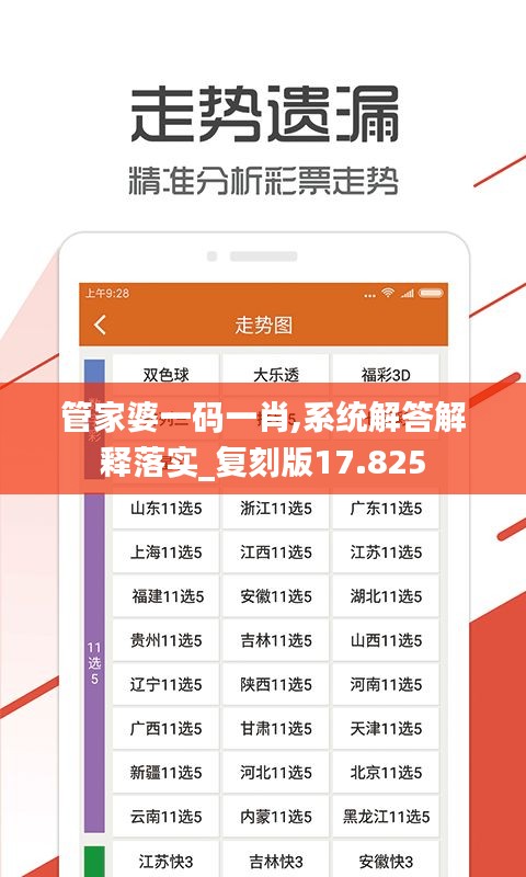 管家婆一码一肖,系统解答解释落实_复刻版17.825
