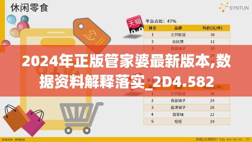 2024年正版管家婆最新版本,数据资料解释落实_2D4.582