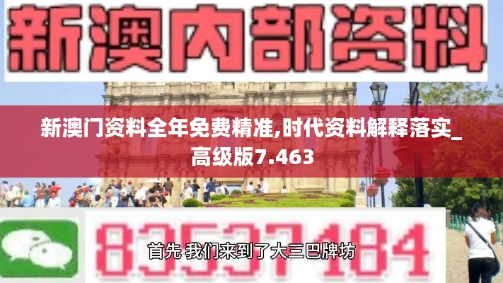 新澳门资料全年免费精准,时代资料解释落实_高级版7.463