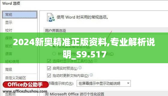 2024新奥精准正版资料,专业解析说明_S9.517