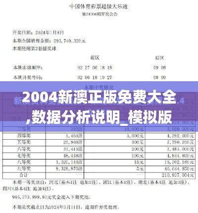 2004新澳正版免费大全,数据分析说明_模拟版9.500
