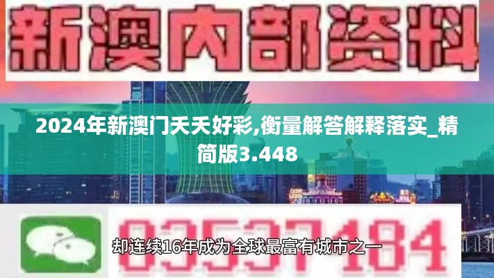 2024年新澳门夭夭好彩,衡量解答解释落实_精简版3.448