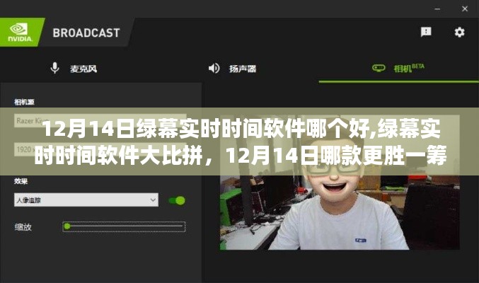 12月14日绿幕实时时间软件大比拼，哪款更胜一筹？