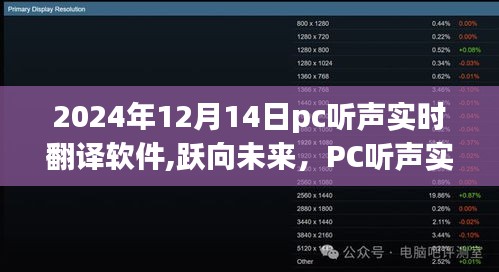 PC听声实时翻译软件，引领学习变革，开启自信与成就感的未来之旅（2024年12月14日）