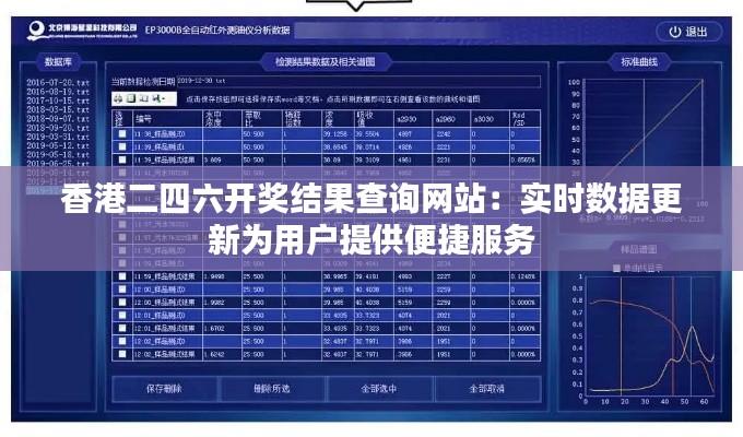 香港二四六开奖结果查询网站：实时数据更新为用户提供便捷服务