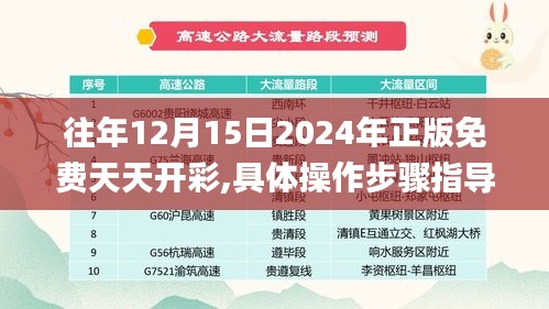 往年12月15日2024年正版免费天天开彩,具体操作步骤指导_薄荷版3.492