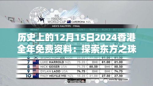 历史上的12月15日2024香港全年免费资料：探索东方之珠历史的免费档案