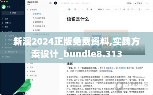 新澳2024正版免费资料,实践方案设计_bundle8.313