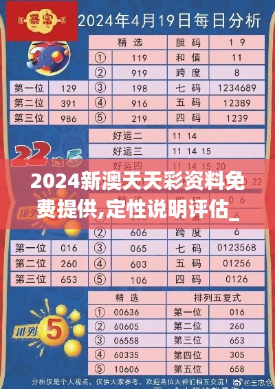 2024新澳天天彩资料免费提供,定性说明评估_6DM5.348