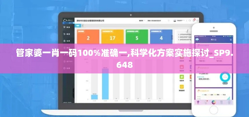 管家婆一肖一码100%准确一,科学化方案实施探讨_SP9.648