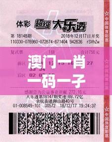 澳门一肖一码一孑一特一中：揭秘澳门彩票背后潜力与发展机遇
