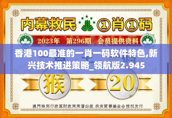 香港100最准的一肖一码软件特色,新兴技术推进策略_领航版2.945