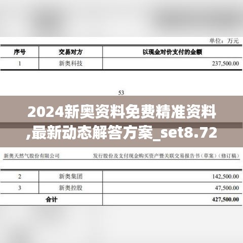 2024新奥资料免费精准资料,最新动态解答方案_set8.729
