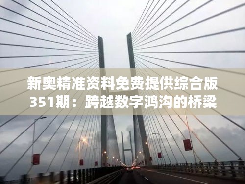 新奥精准资料免费提供综合版351期：跨越数字鸿沟的桥梁