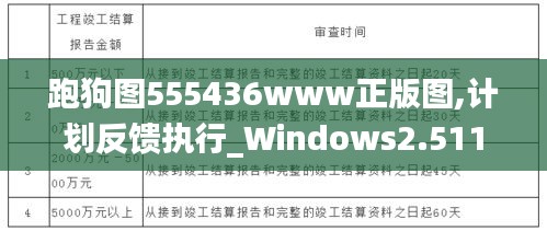 跑狗图555436www正版图,计划反馈执行_Windows2.511