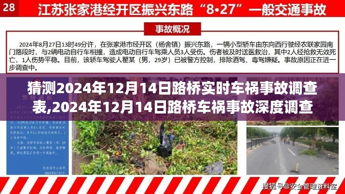 独家揭秘，2024年12月14日路桥车祸事故深度调查与实时分析