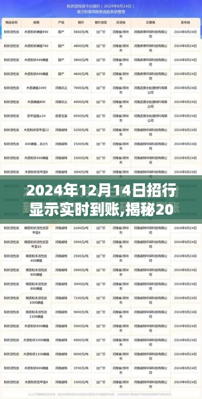 揭秘招行实时到账，流程、体验与改进建议（针对2024年12月14日）
