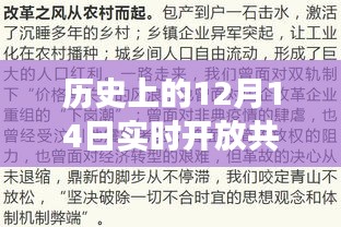建议，历史上的十二月十四日，实时开放共享文件的发展与深远影响