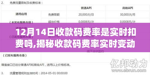 揭秘收款码费率实时扣费背后的故事，以十二月十四日为例探寻收款码费率变动背后的历史背景与深远影响