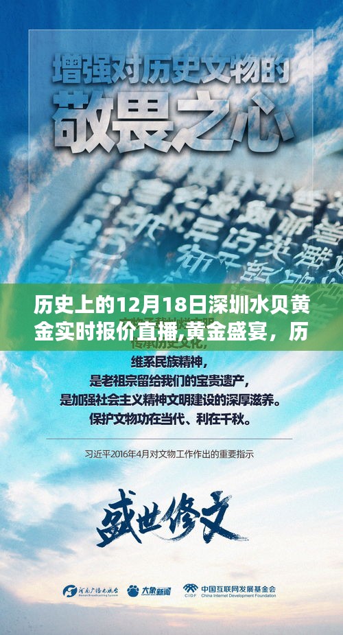 历史上的12月18日深圳水贝黄金盛宴，实时报价直播盛况揭秘