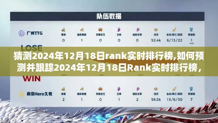 详细步骤指南，预测并跟踪2024年12月18日Rank实时排行榜的秘诀与策略
